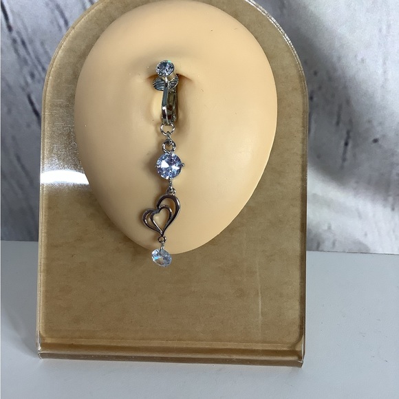Clip-On Belly Button Ring - Picture 2 of 3